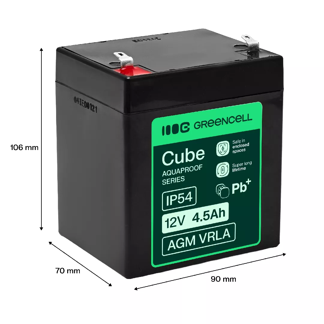 Greencell AGM VRLA 12V 4.5Ah