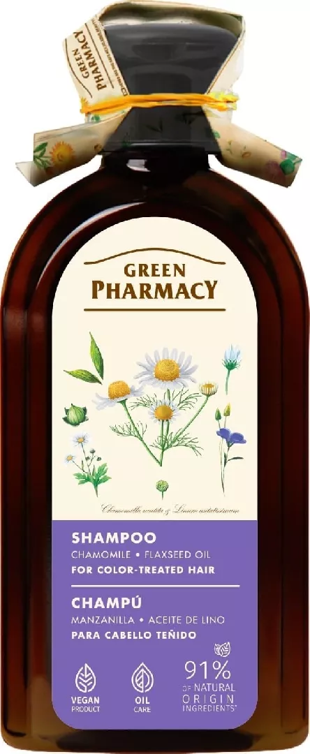 GREEN PHARMACY Szampon do włosów farbowanych