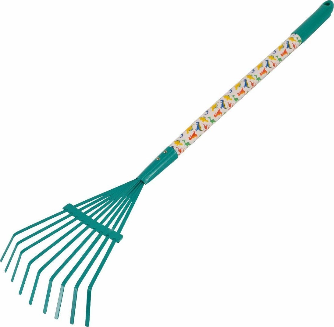 METAL BROOM-RAKER / WOODEN/PVC HANDLE 75cm