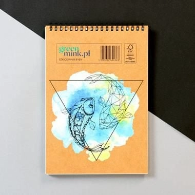 Greenmink Sketchbook 17x25cm 96k white 454801