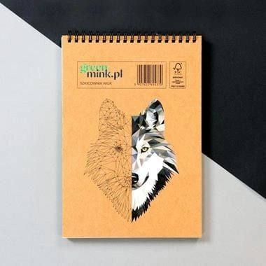 Greenmink Sketchbook 17x25cm 96k white 454810