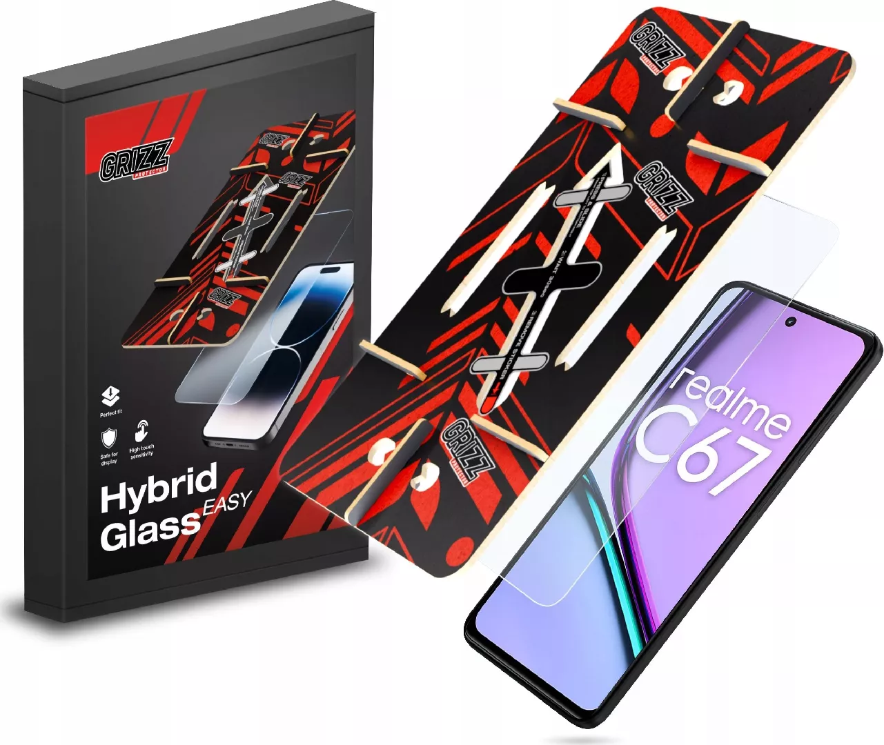 GrizzGlass HybridGlass Easy hybrid glass for