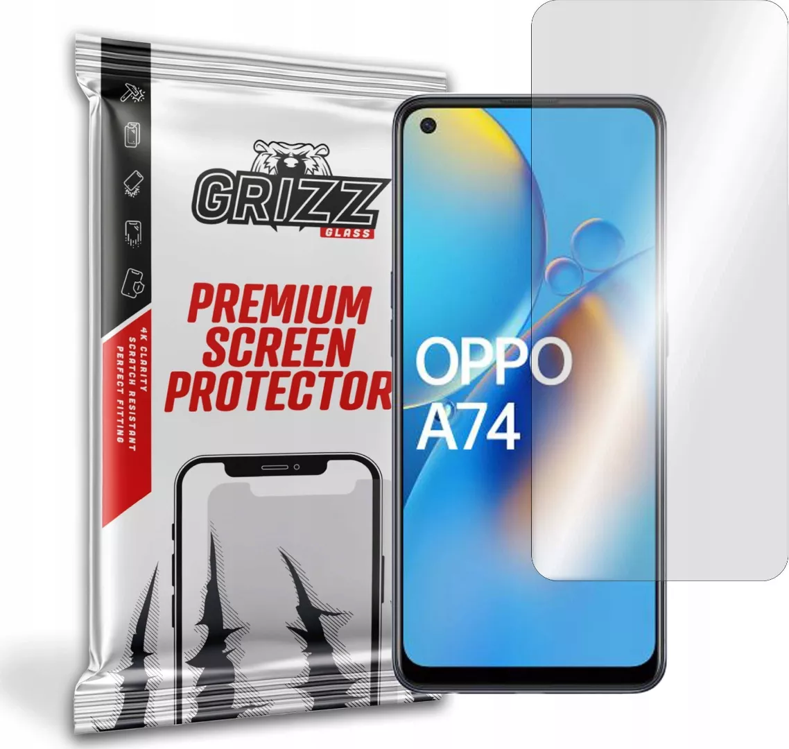 GrizzGlass Szkło hybrydowe Grizz Oppo A74