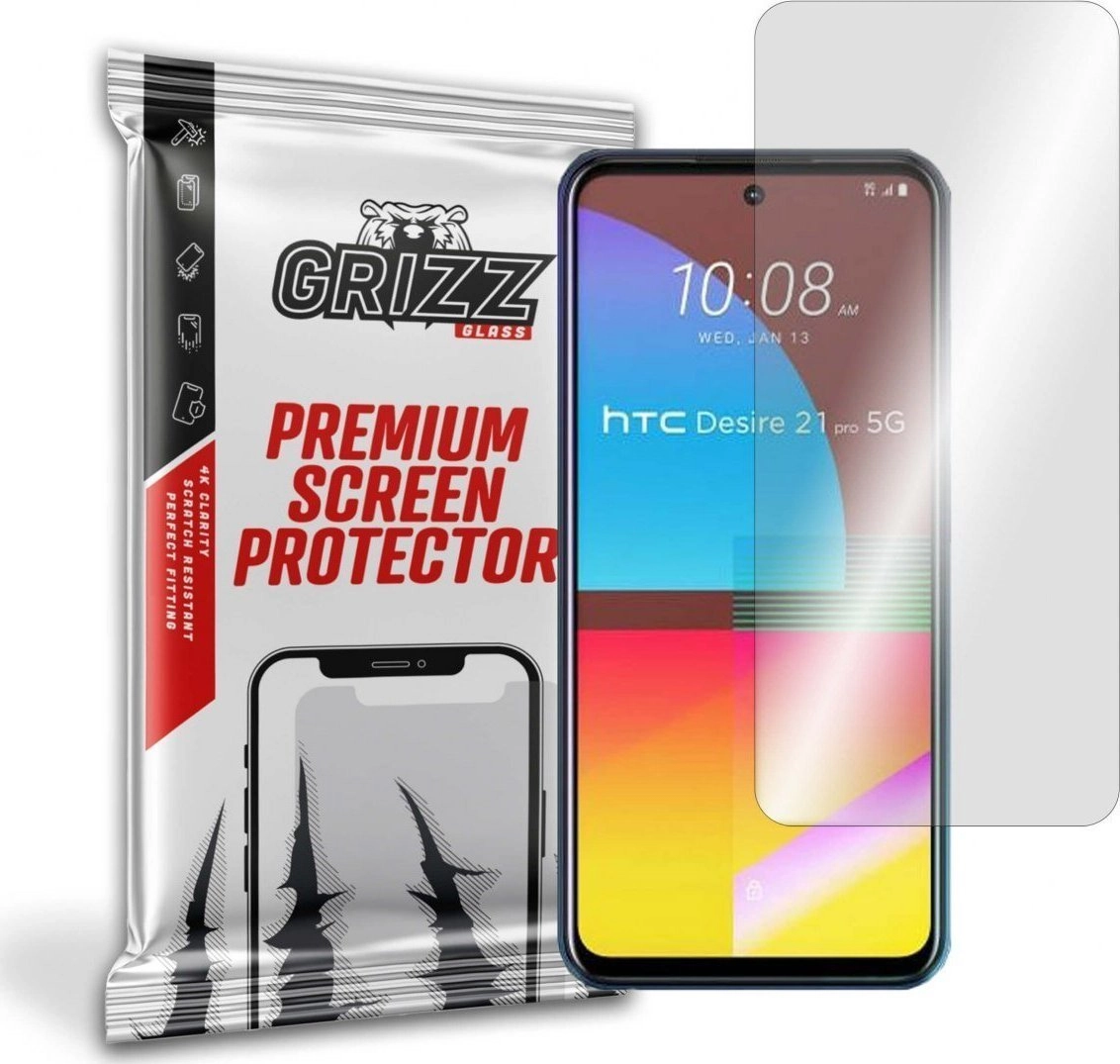 GrizzGlass Szkło hybrydowe Grizz HTC Desire