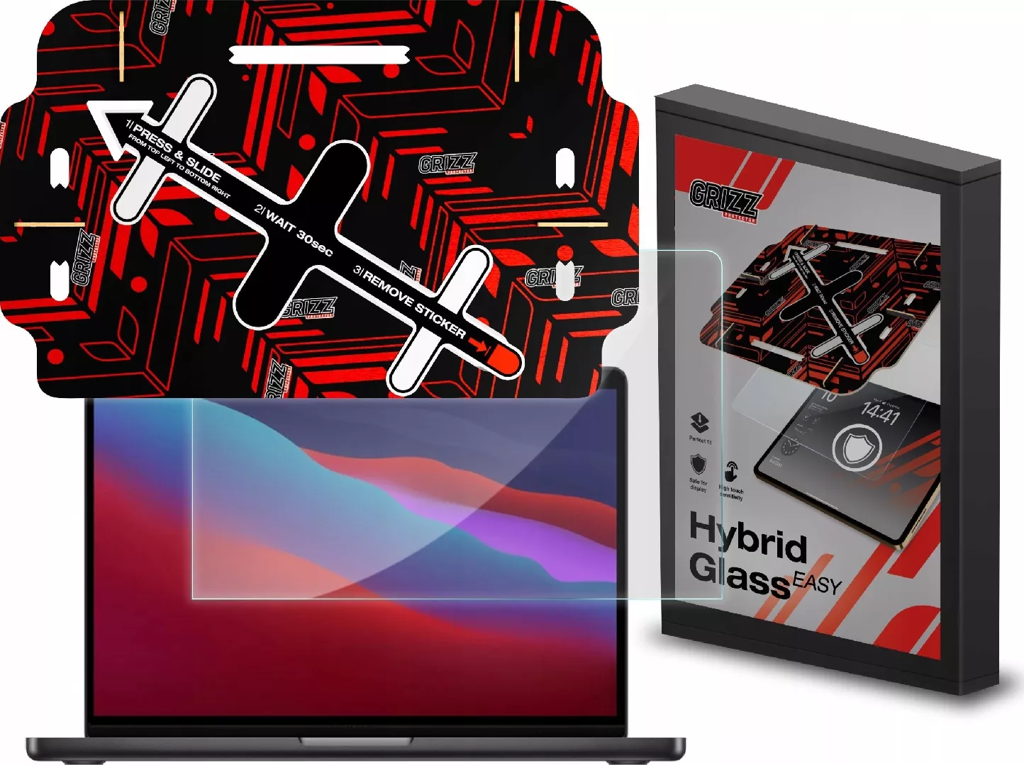 Filtr GrizzGlass Szkło hybrydowe GrizzGlass HybridGlass