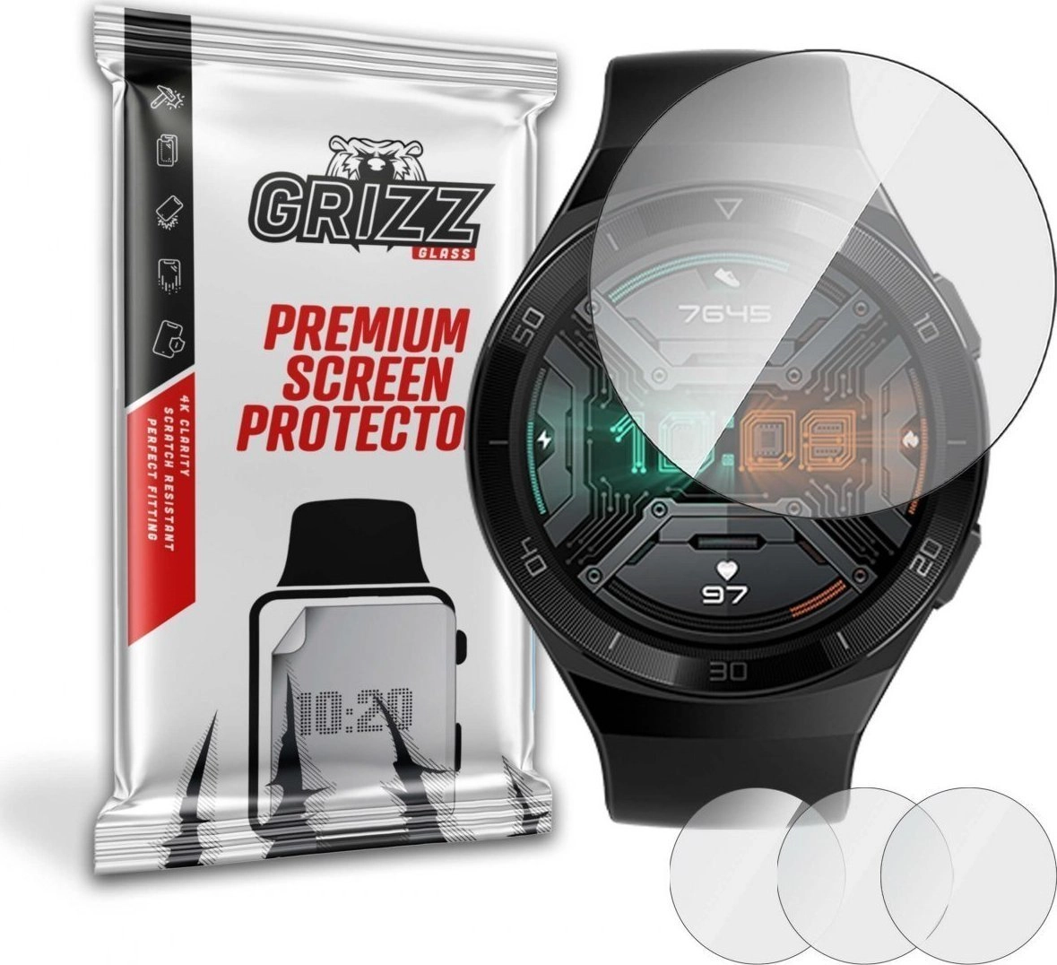 GrizzGlass Folia hydrożelowa Grizz Huawei Watch