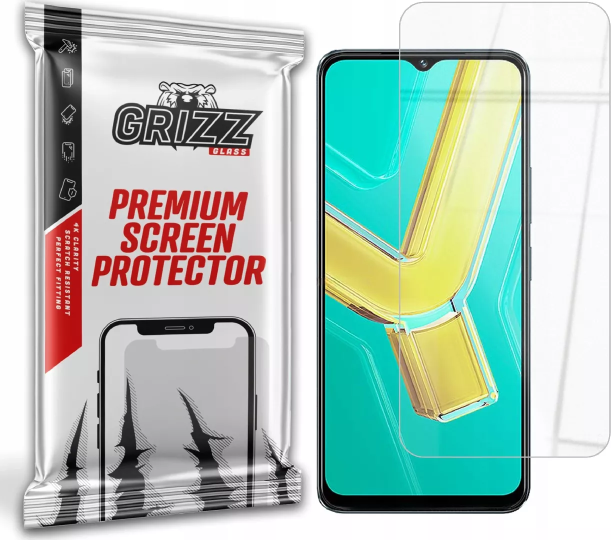 GrizzGlass GrizzGlass HybridGlass to Vivo Y03t