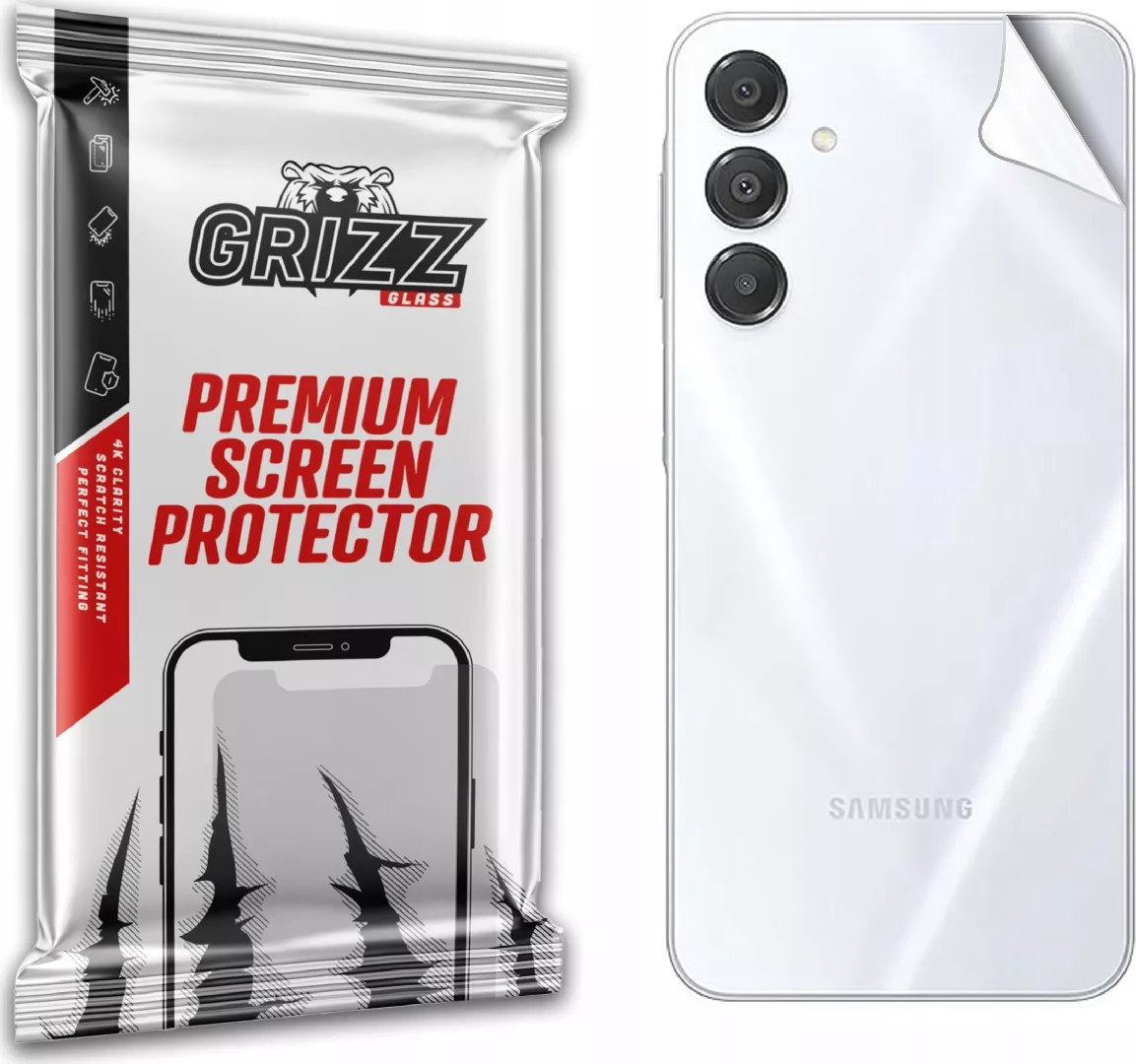 GrizzGlass GrizzGlass SatinSkin back foil for