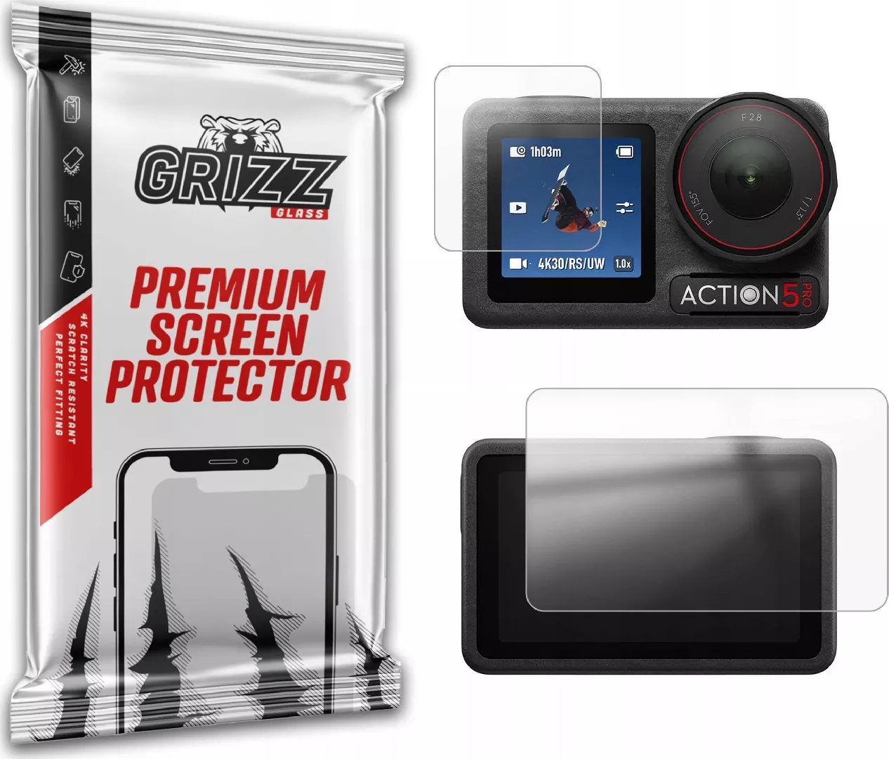 GrizzGlass GrizzGlass PaperScreen matte foil for