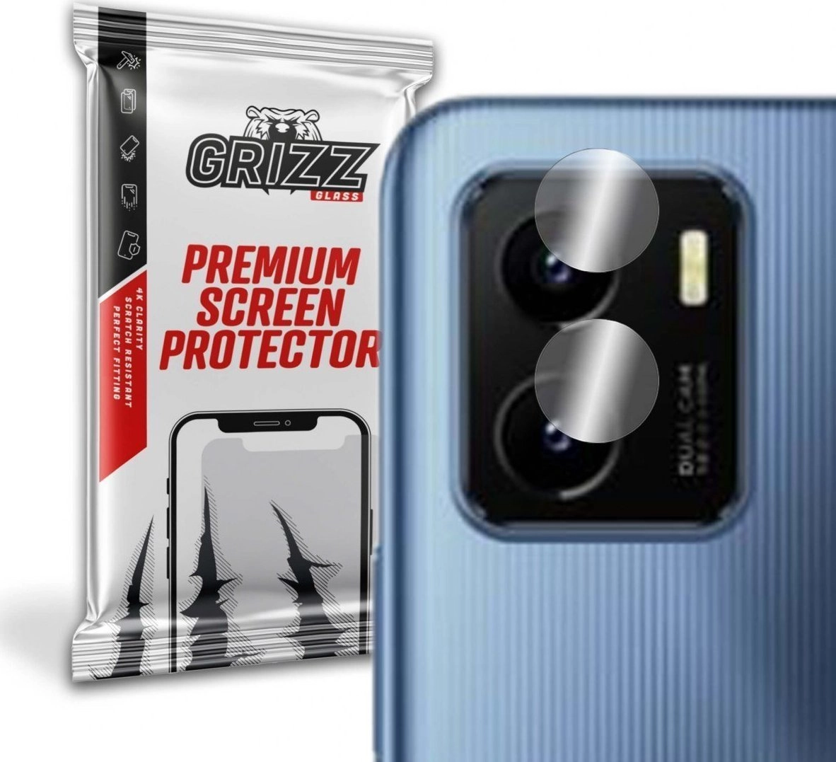 GrizzGlass Szkło hybrydowe na aparat Grizz