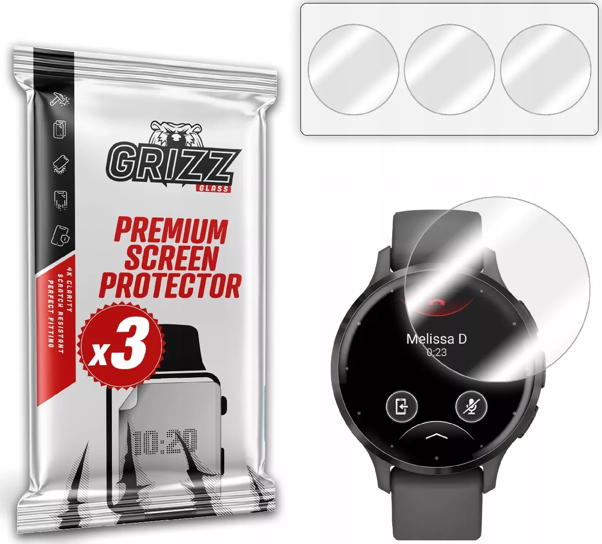 GrizzGlass Hydrofilm hydrogel foil for Garmin