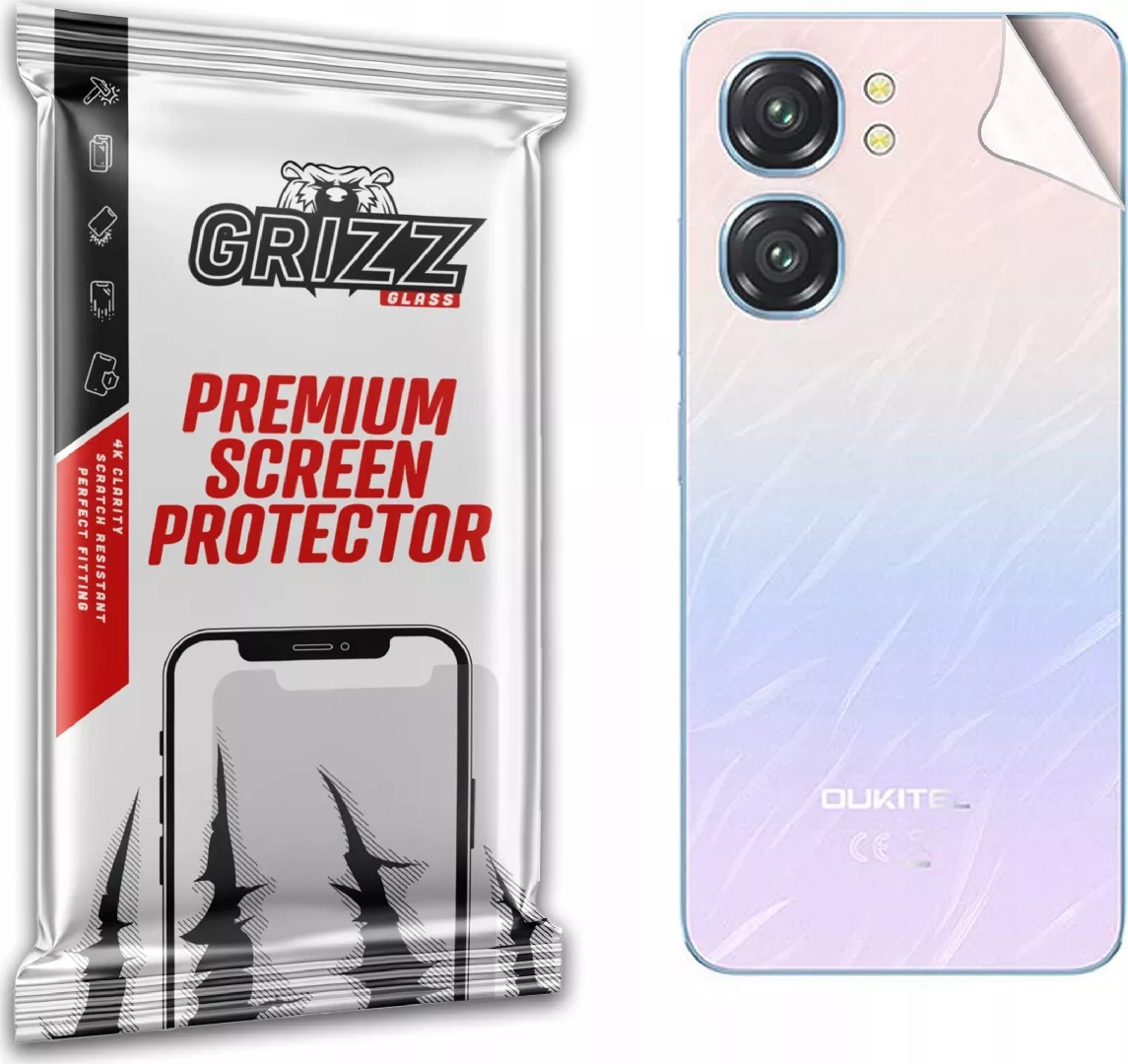 GrizzGlass SatinSkin back foil for Oukitel