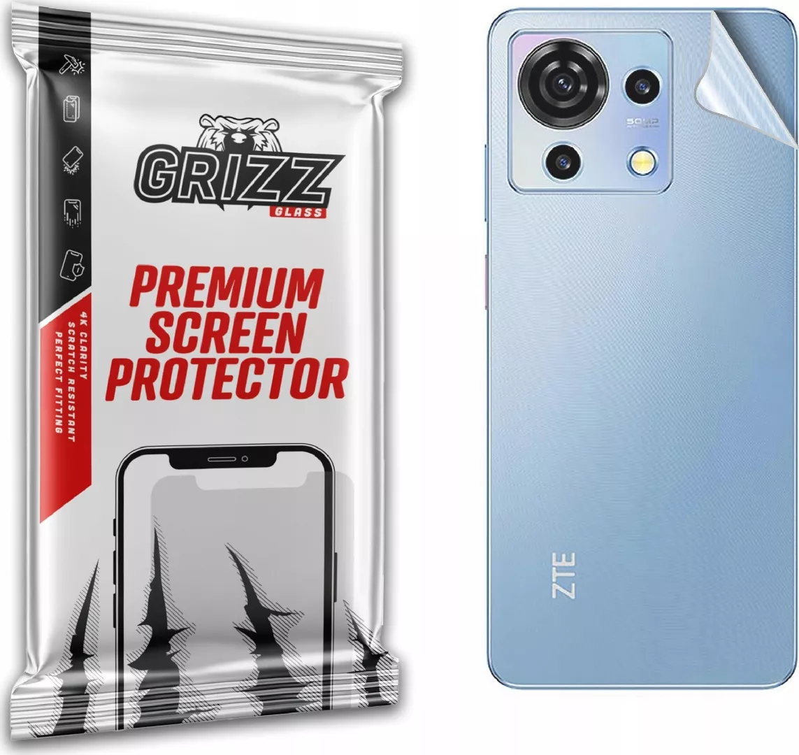 GrizzGlass SatinSkin back foil for ZTE