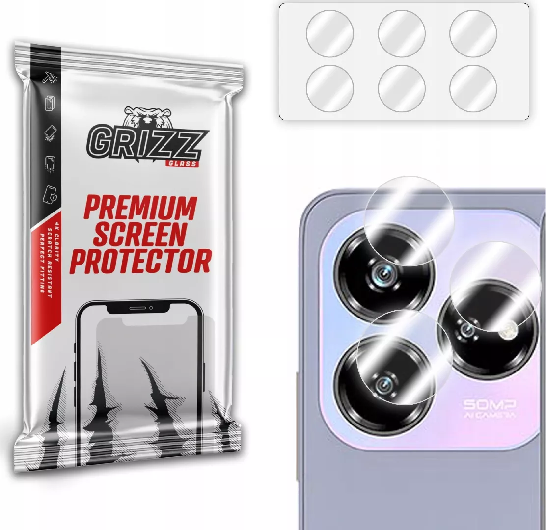 GrizzGlass HybridGlass Camera Glass for ZTE
