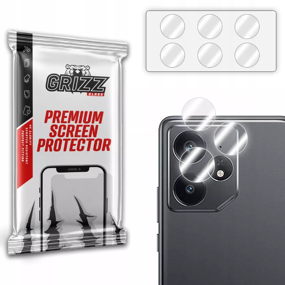 GrizzGlass HybridGlass Camera Glass for Realme