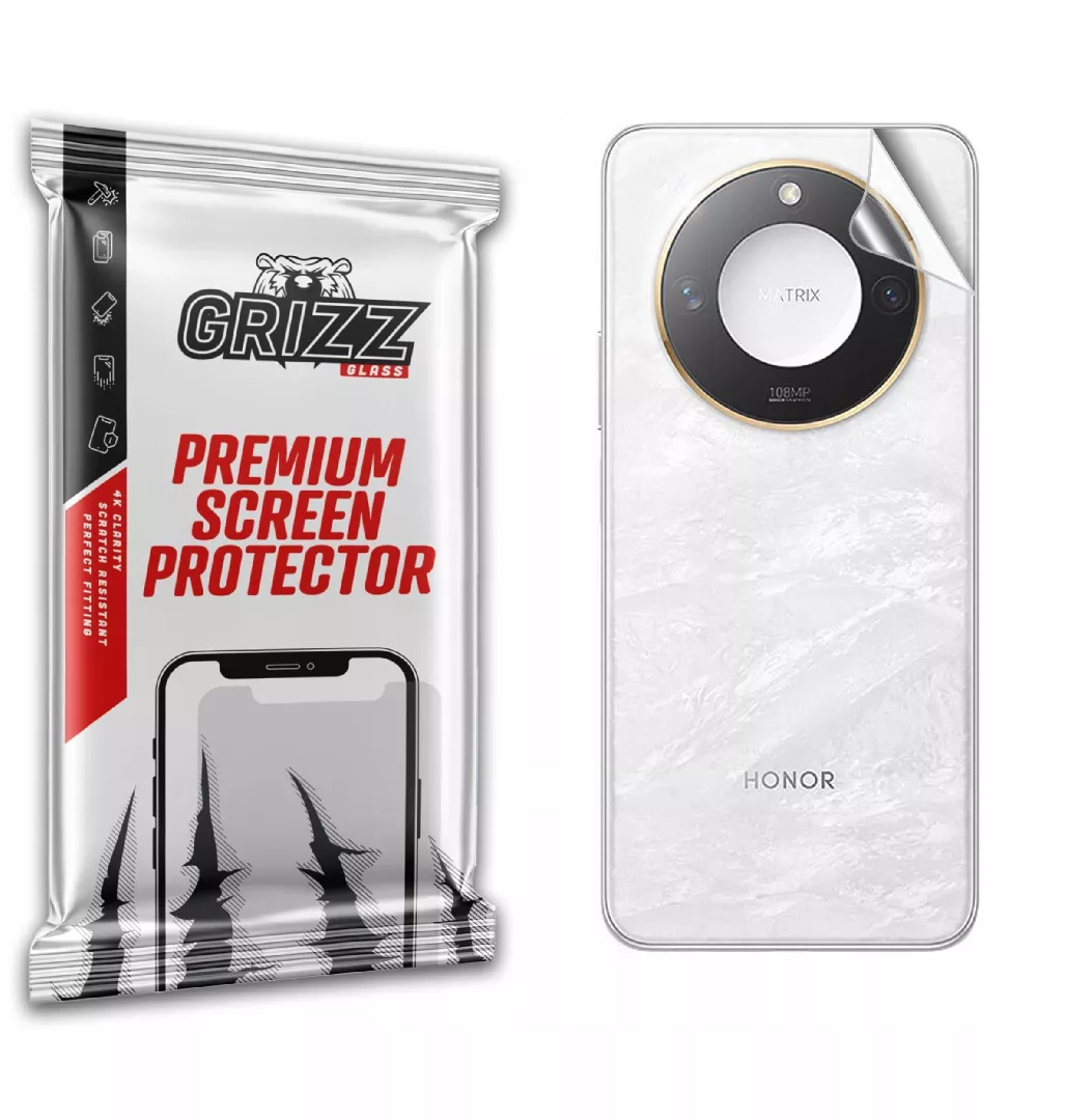 GrizzGlass SatinSkin back foil for Honor