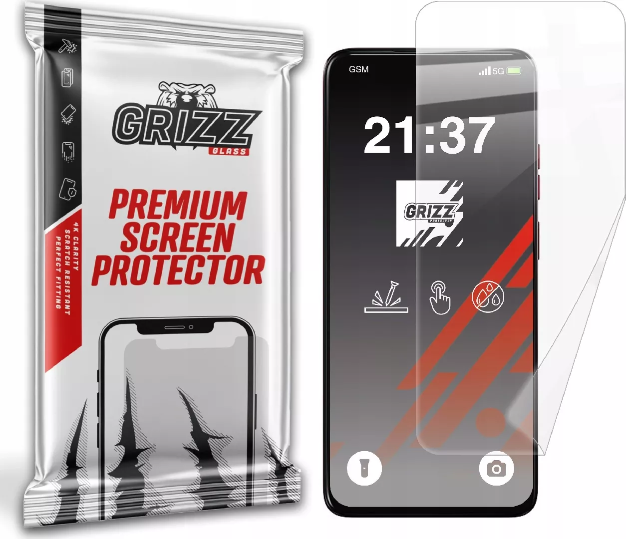 GrizzGlass CeramicFilm ceramic foil for Motorola