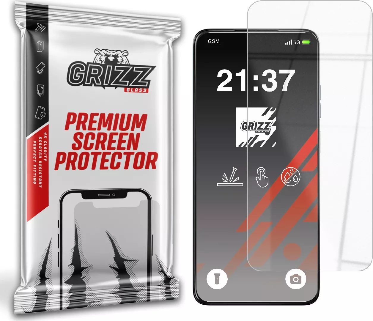 GrizzGlass HybridGlass hybrid glass for Motorola