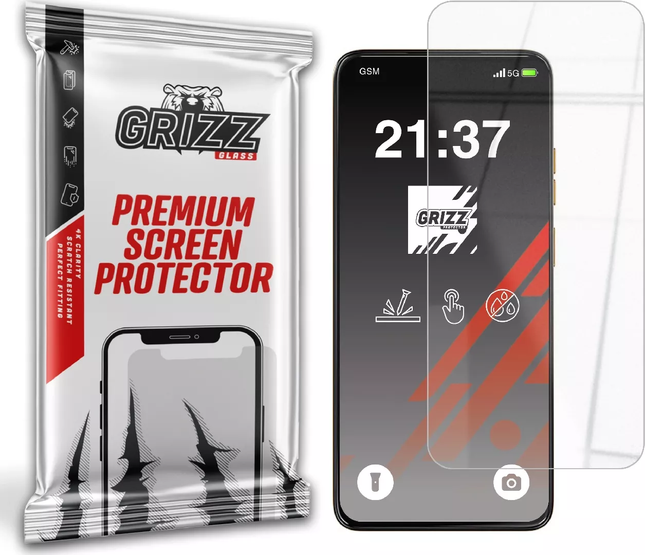 GrizzGlass HybridGlass hybrid glass for Motorola