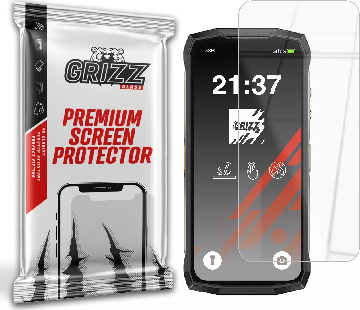 GrizzGlass HybridGlass hybrid glass for Ulefone