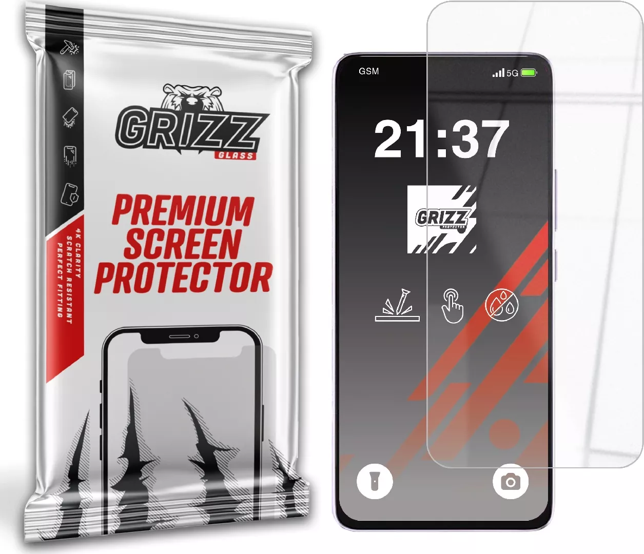 Szkło hybrydowe GrizzGlass HybridGlass do Xiaomi