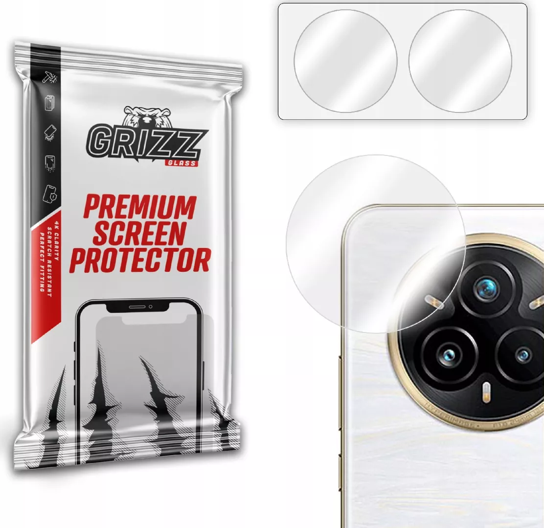 GrizzGlass HybridGlass Camera Glass for Realme