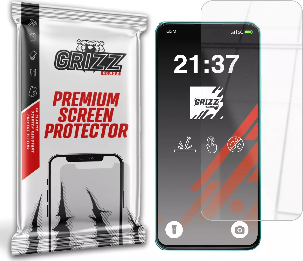 GrizzGlass HybridGlass hybrid glass for HMD