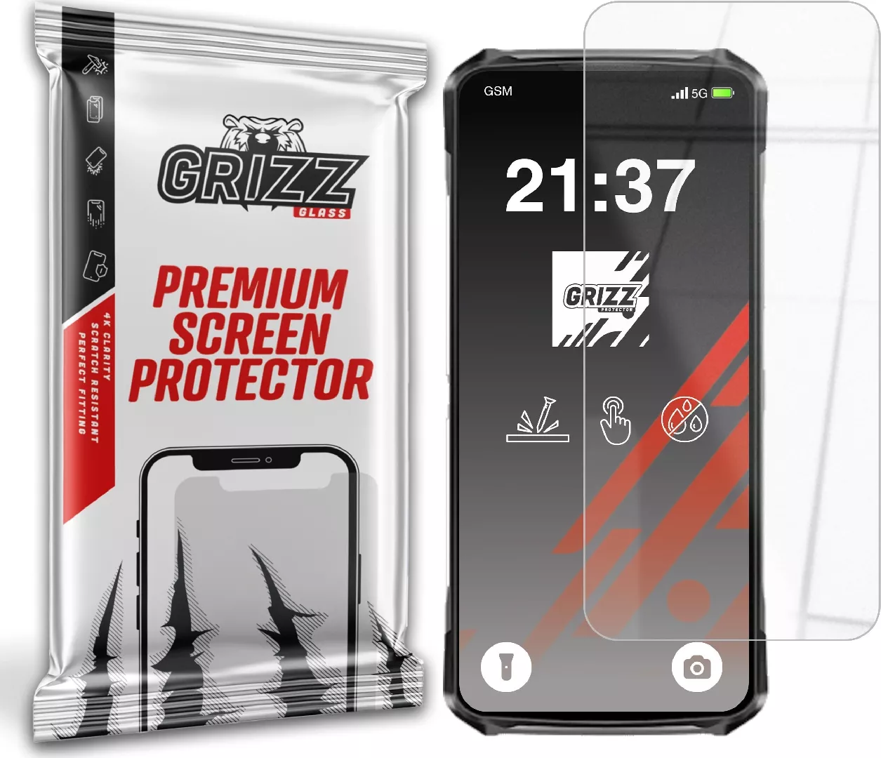 GrizzGlass HybridGlass hybrid glass for Doogee
