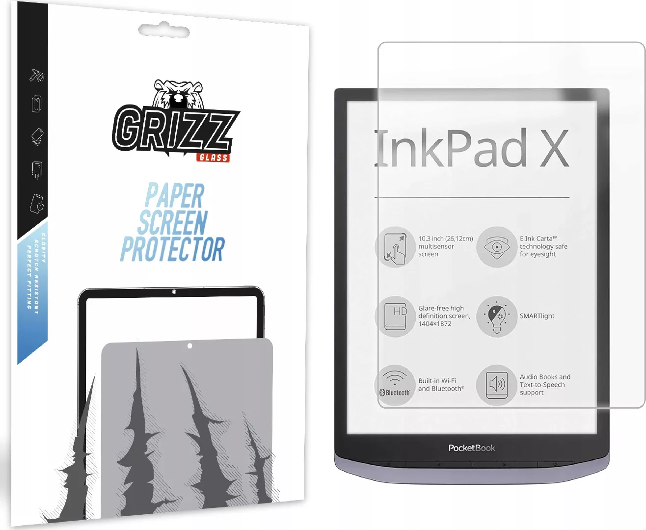 GrizzGlass PaperScreen matte foil for Pocketbook