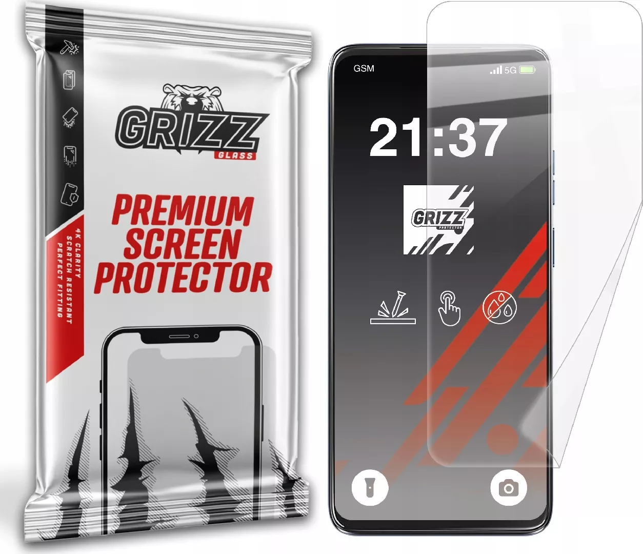 GrizzGlass CeramicFilm ceramic foil for Motorola