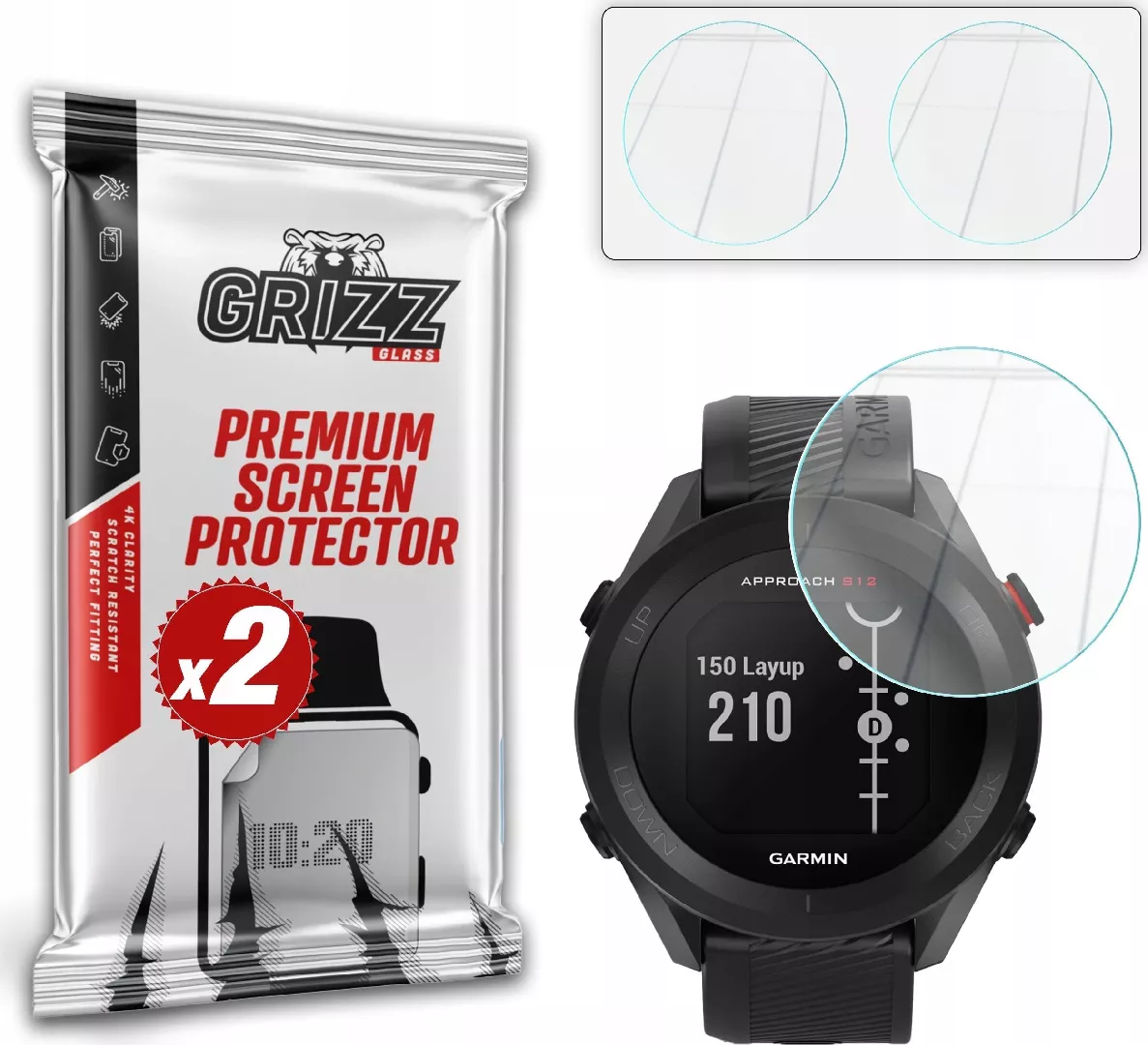 GrizzGlass HybridGlass hybrid glass for Garmin