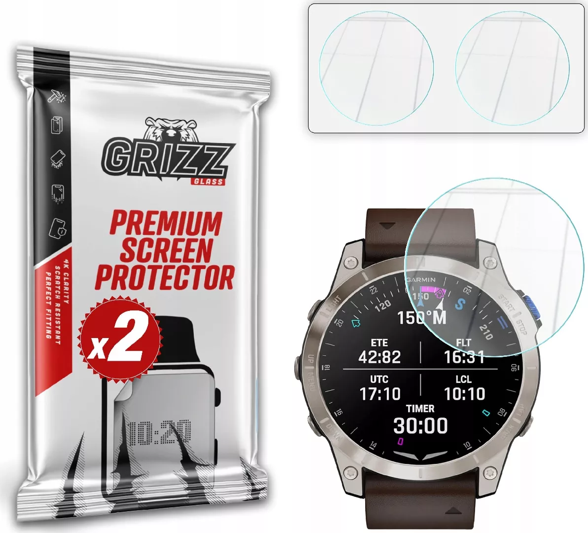 GrizzGlass HybridGlass hybrid glass for Garmin