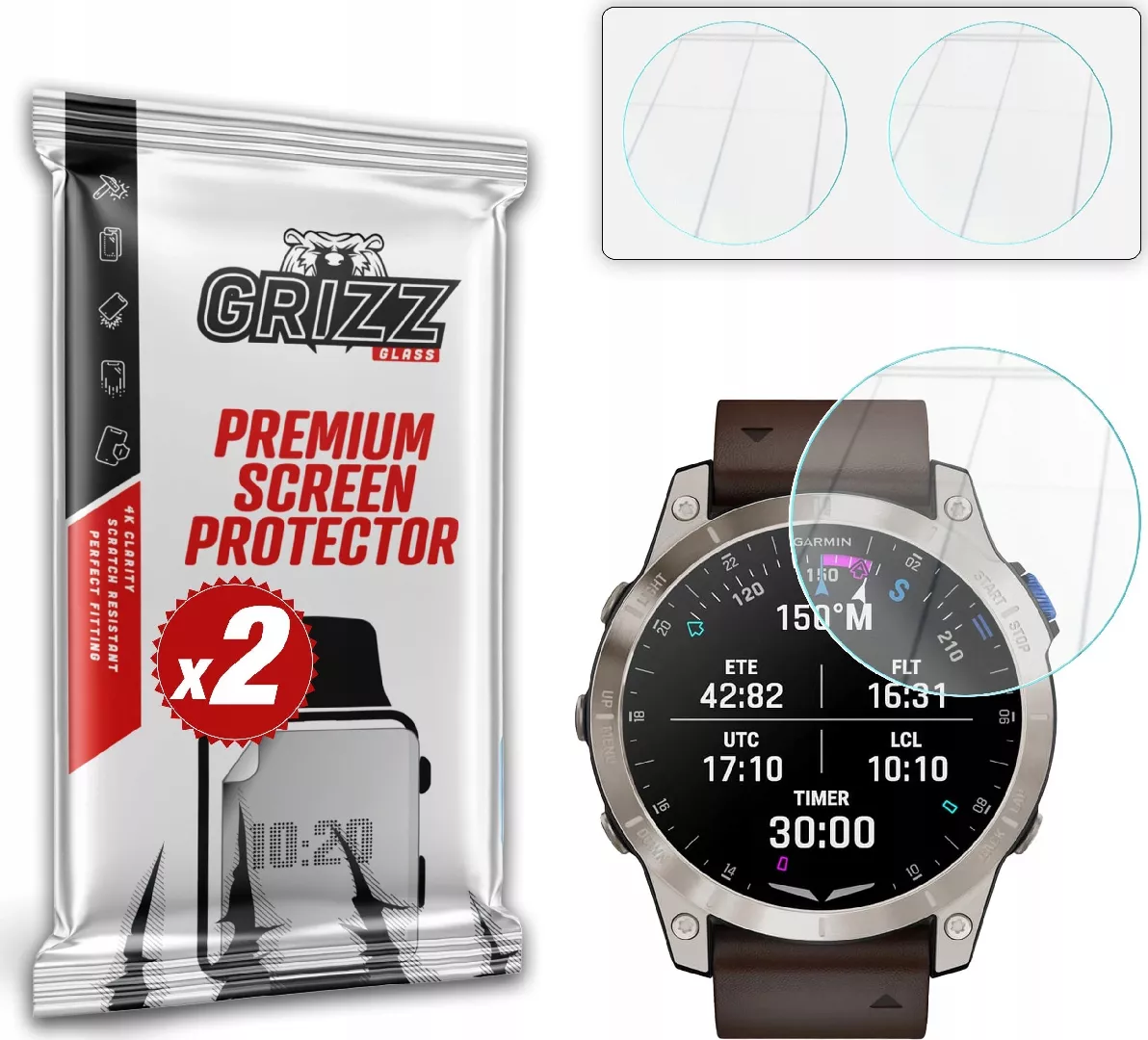 GrizzGlass HybridGlass hybrid glass for Garmin