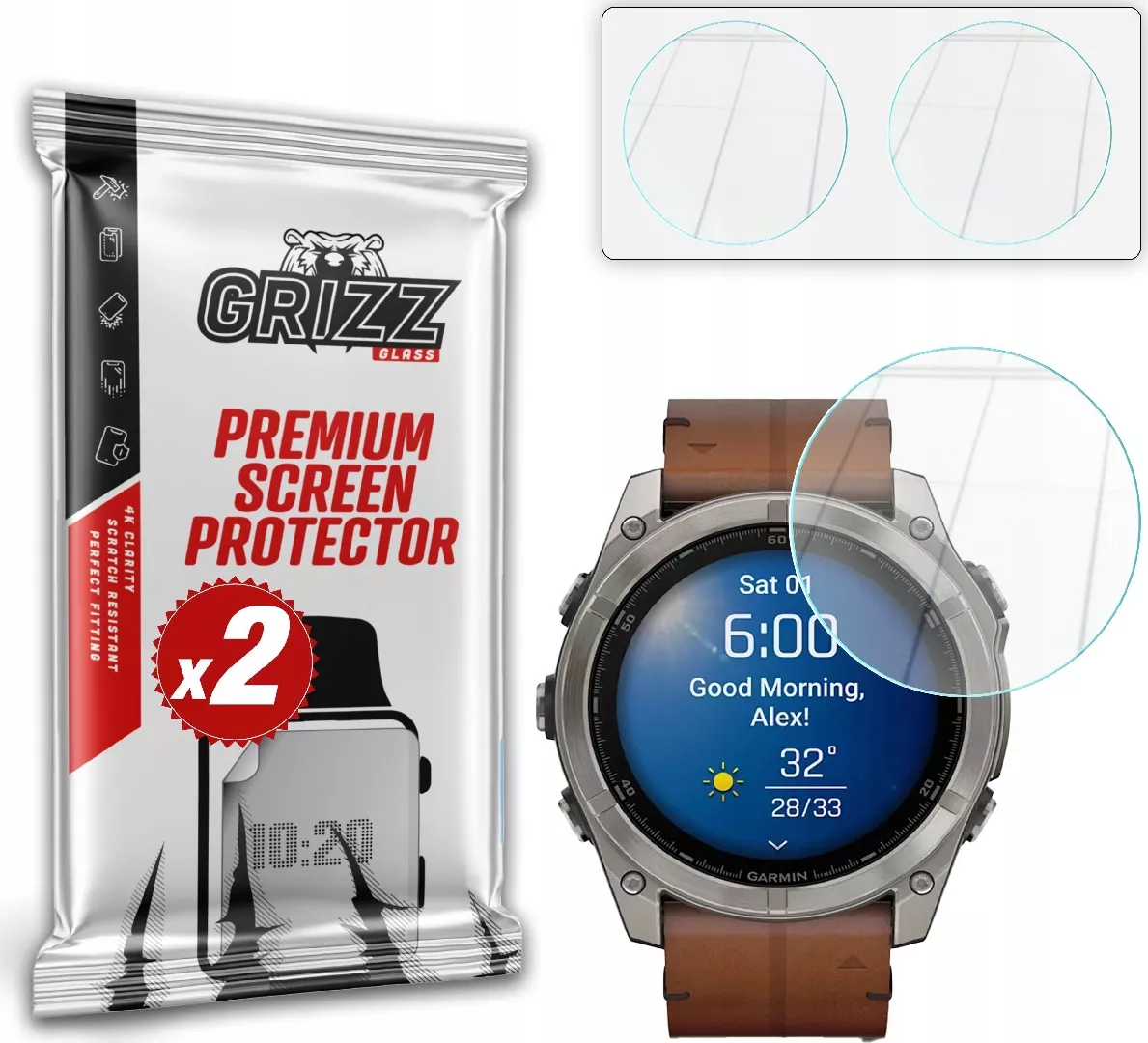 GrizzGlass HybridGlass hybrid glass for Garmin