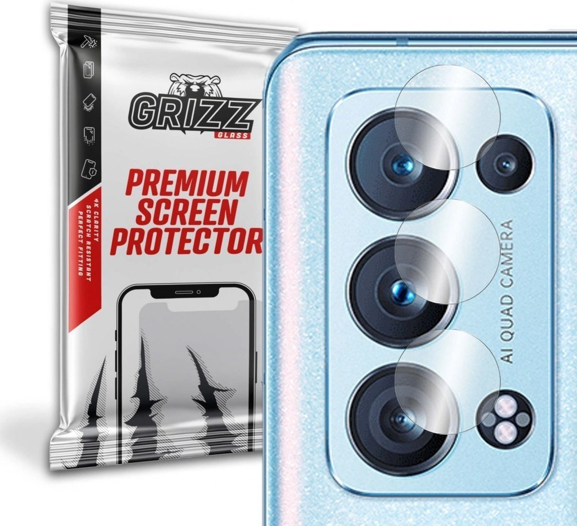 GrizzGlass Szkło hybrydowe na aparat Grizz