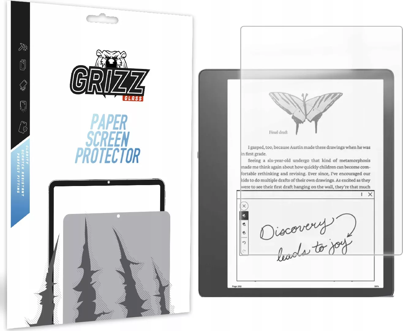 Folia matowa GrizzGlass PaperScreen do Amazon