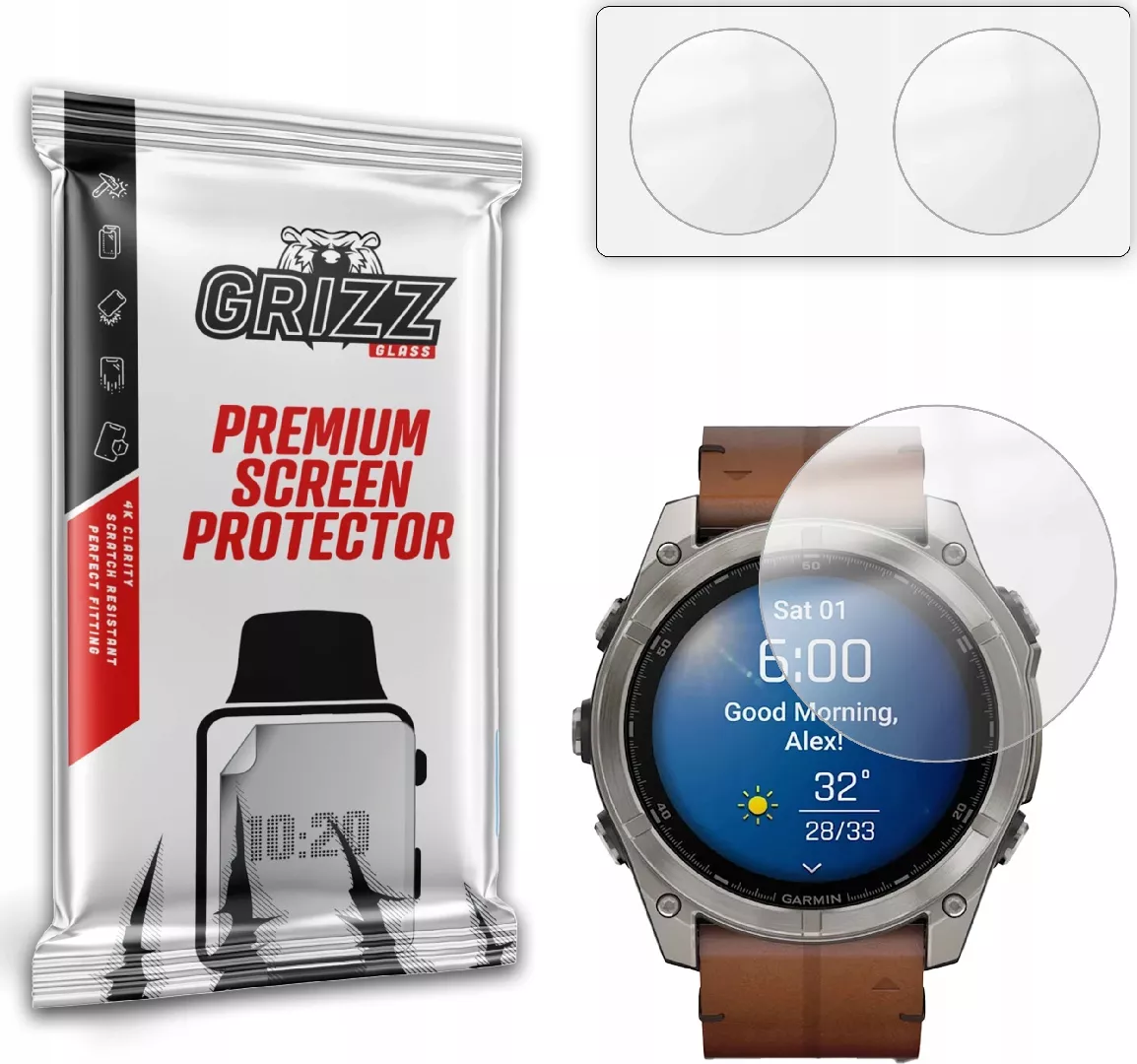 GrizzGlass PaperScreen matte foil for Garmin
