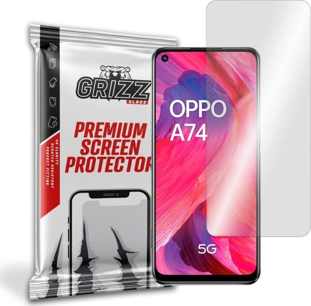 GrizzGlass Szkło hybrydowe Grizz Oppo A74