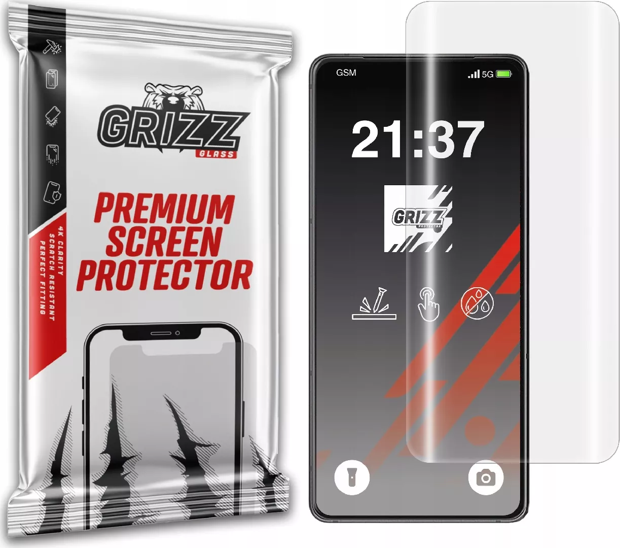 Folia hydrożelowa GrizzGlass Hydrofilm do Asus