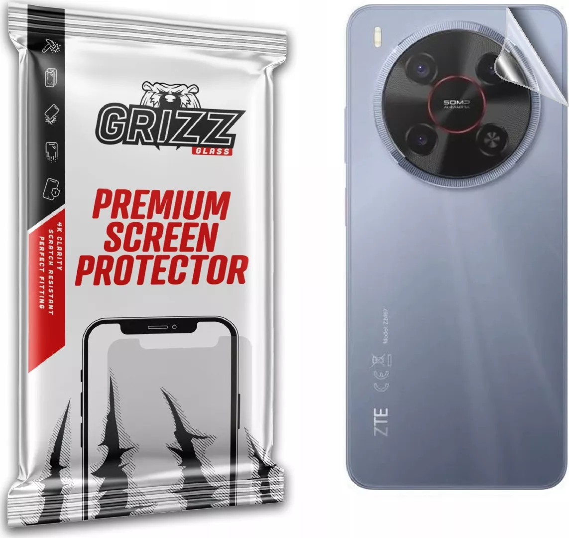 GrizzGlass SatinSkin back foil for ZTE