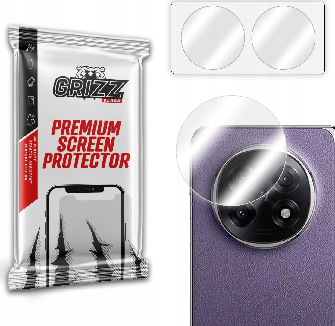 GrizzGlass HybridGlass Camera Glass for Oppo