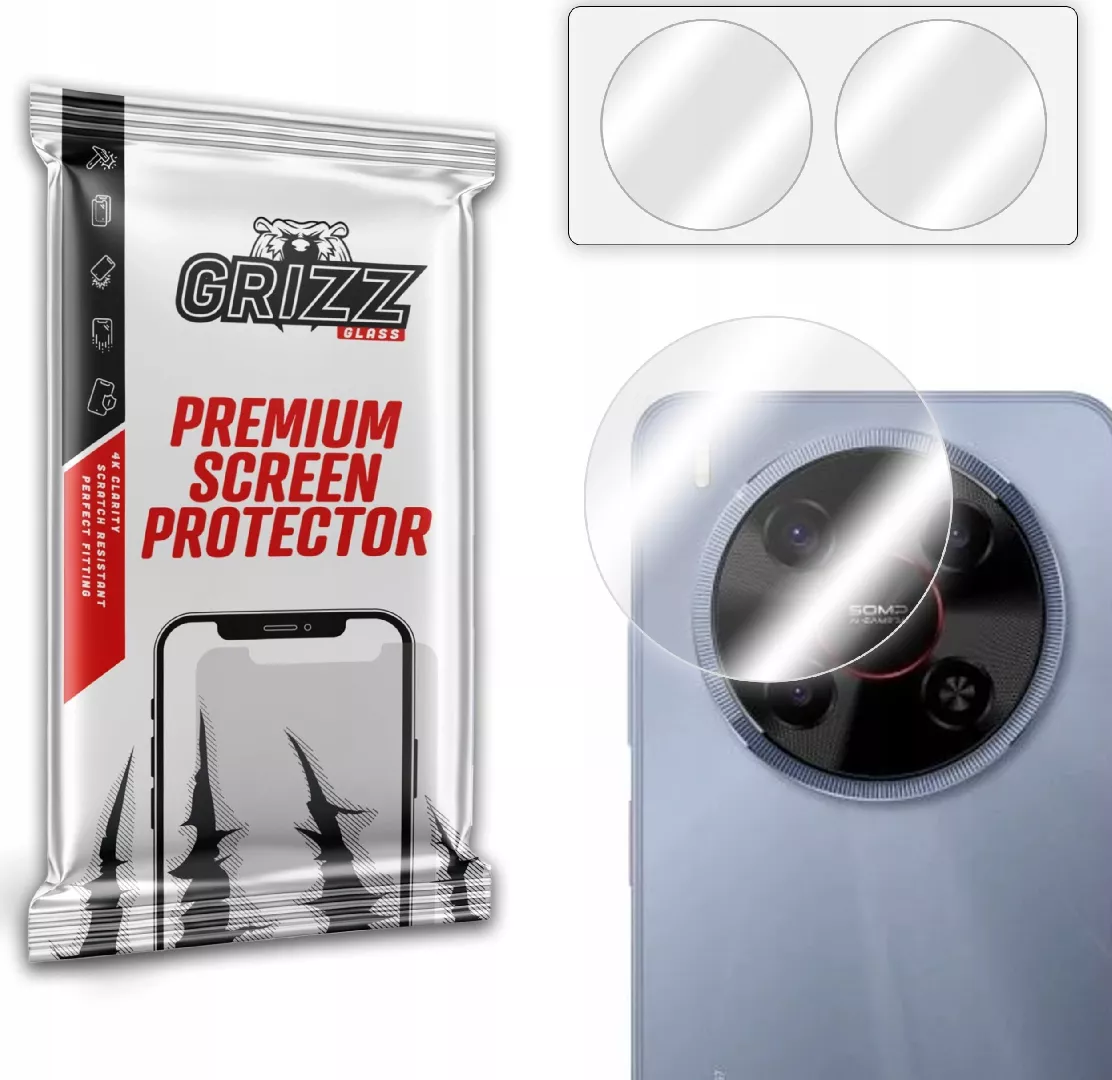 GrizzGlass HybridGlass Camera Glass for ZTE