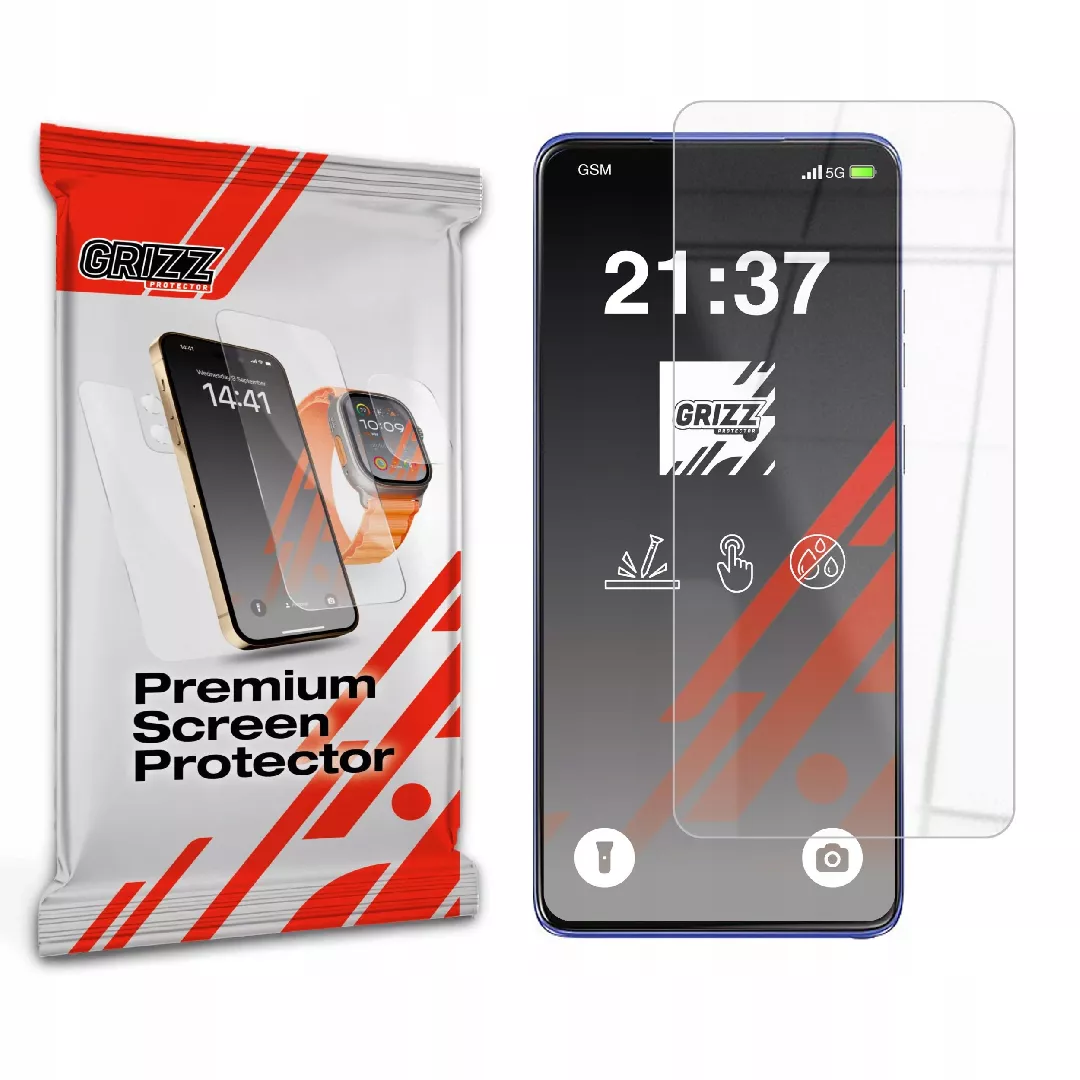 Szkło hybrydowe GrizzGlass HybridGlass do Motorola