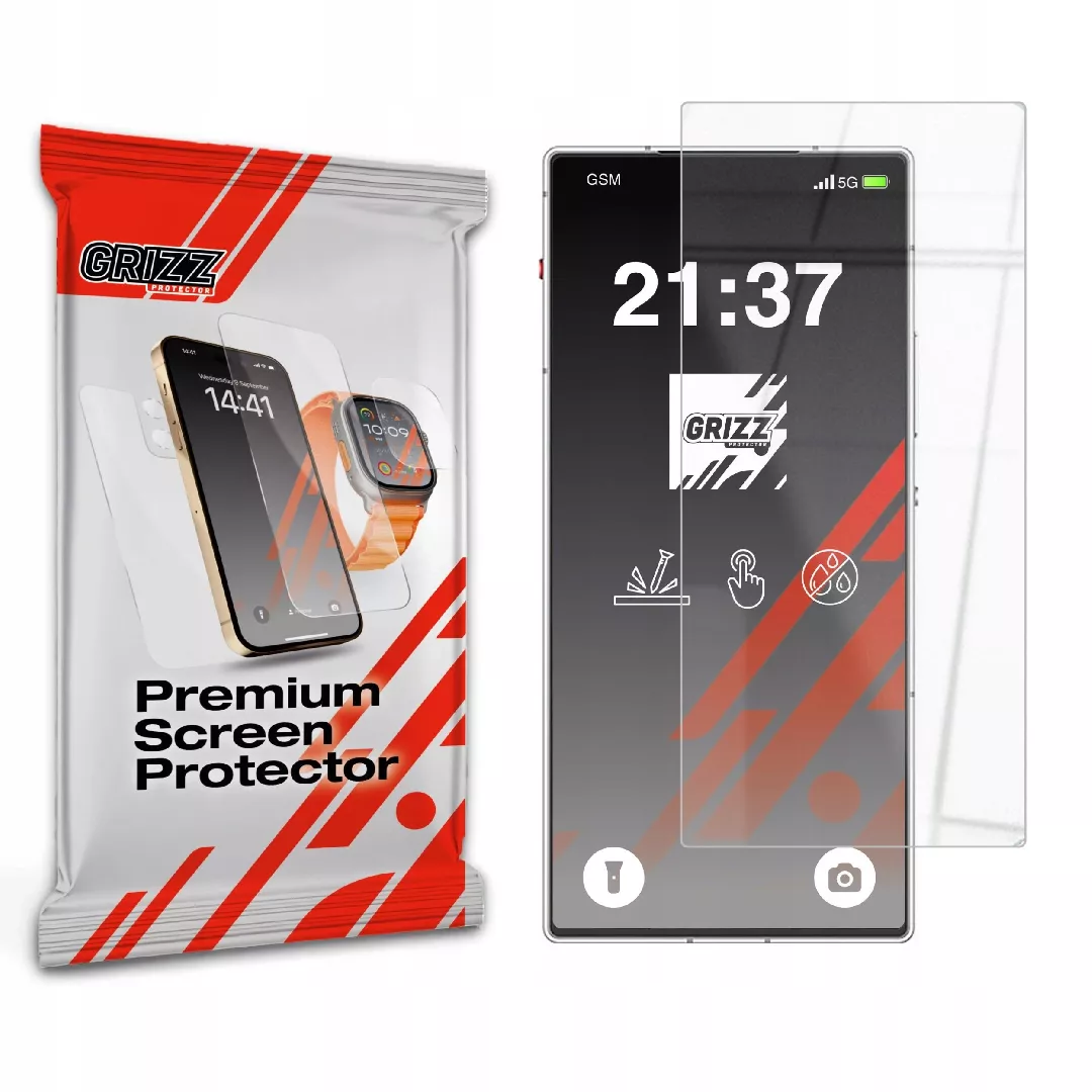 Szkło hybrydowe GrizzGlass HybridGlass do ZTE