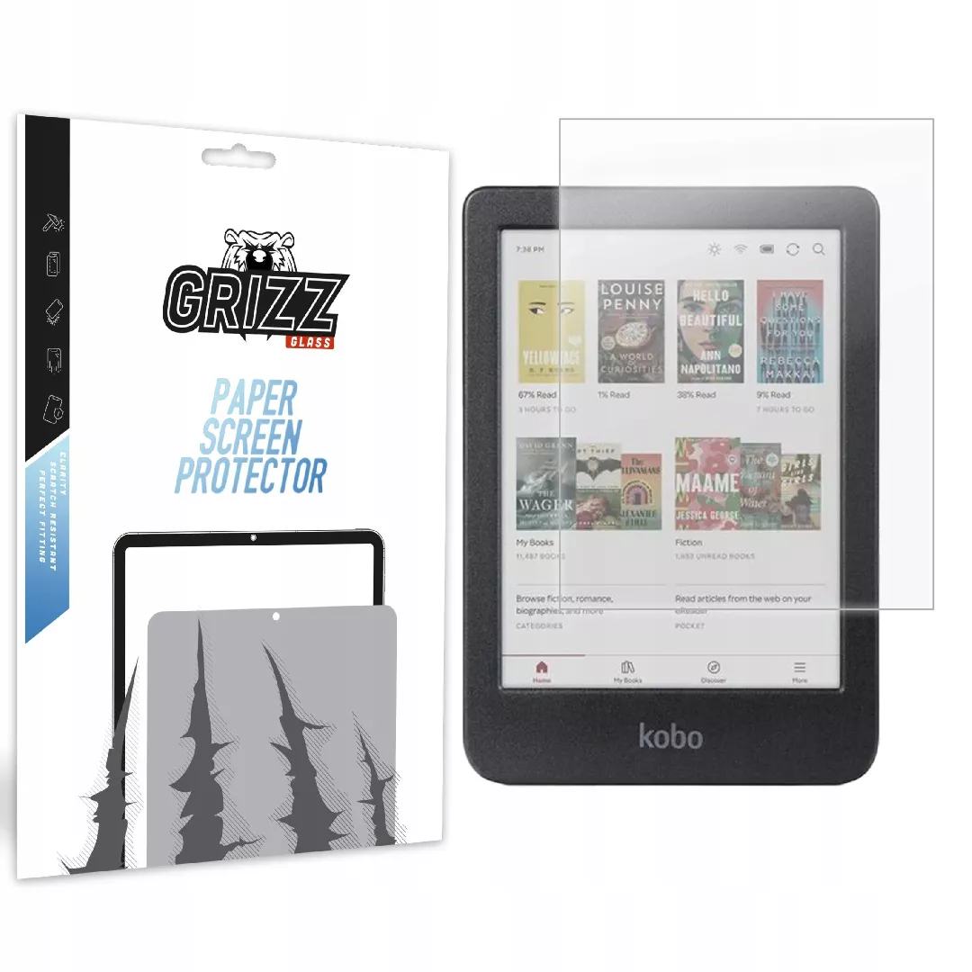 GrizzGlass PaperScreen matte foil for Kobo