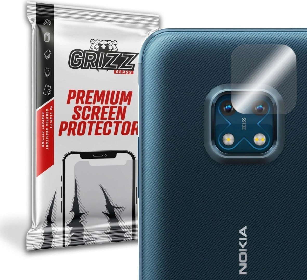 GrizzGlass Szkło hybrydowe na aparat Grizz