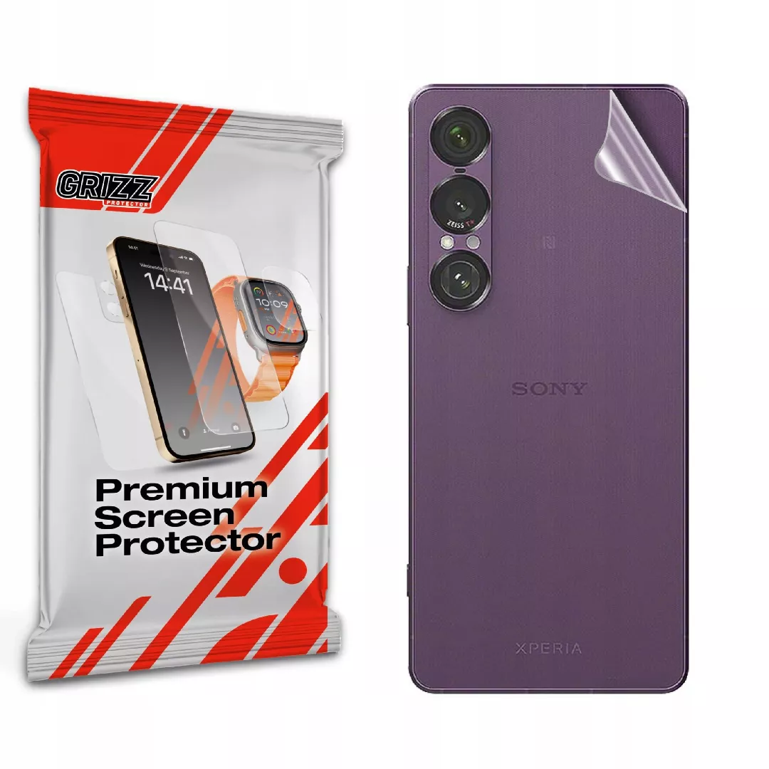GrizzGlass SatinSkin back foil for Sony
