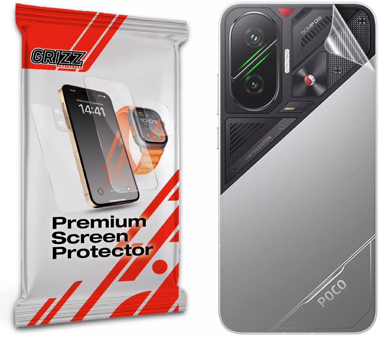 GrizzGlass SatinSkin back foil for Xiaomi