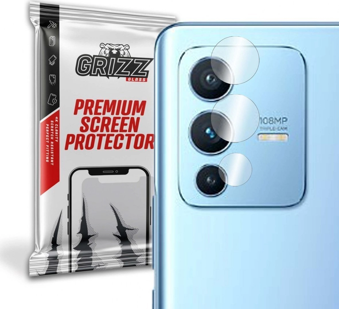 GrizzGlass Szkło hybrydowe na aparat Grizz