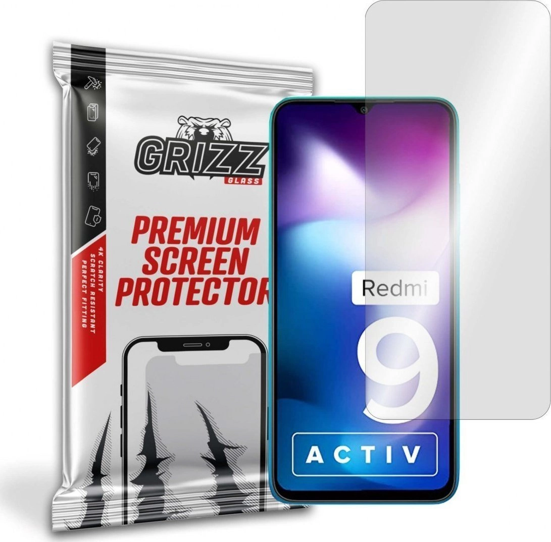 GrizzGlass Szkło hybrydowe Grizz Redmi 9